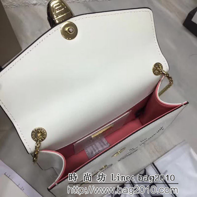 BVLGARI寶格麗 Serpenti Forever小牛皮翻蓋包 鏈條單肩斜挎包 285884 FYD1079